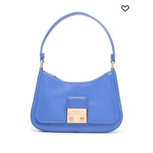 Pashli Small Leather Baguette Bag